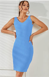 Robe pull en tricot Dixie deux pièces